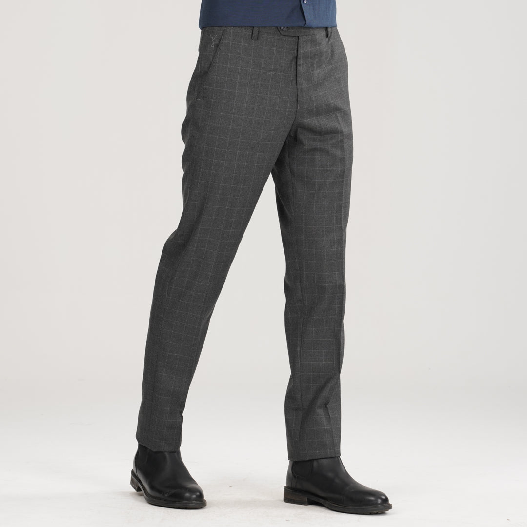 Mens Formal Pant - Deep Ash