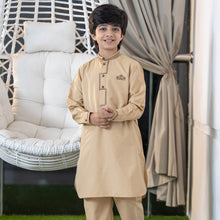Load image into Gallery viewer, BOYS EMBROIDERY KABLI-KHAKI
