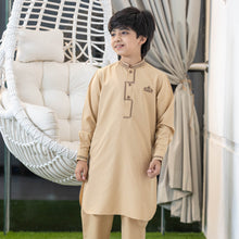 Load image into Gallery viewer, BOYS EMBROIDERY KABLI-KHAKI
