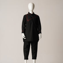 Load image into Gallery viewer, BOYS EMBROIDERY KABLI-BLACK
