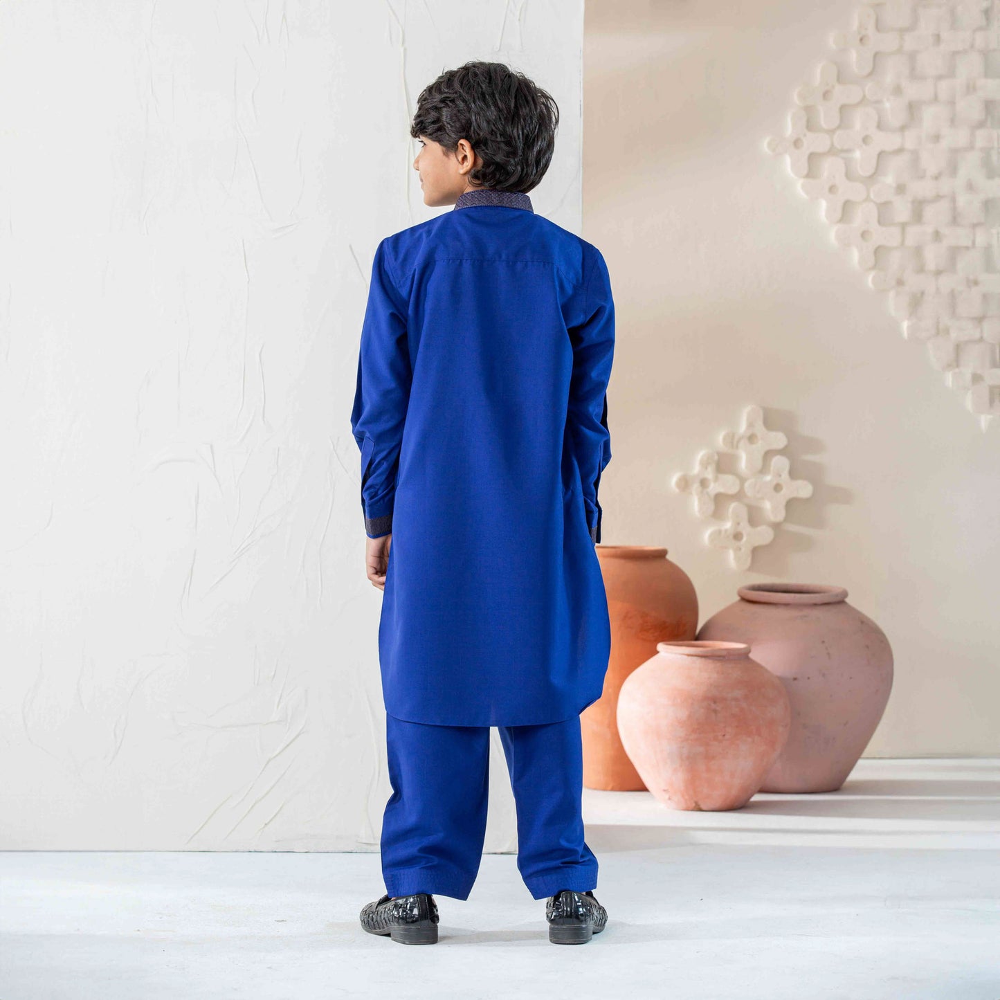 Boys Navy Blue Kabli