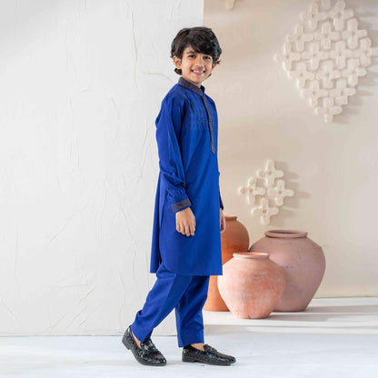 Boys Navy Blue Kabli