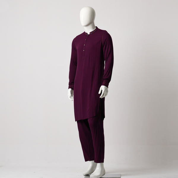 MENS EMBROIDERY KABLI-VIOLET