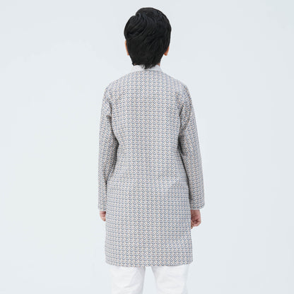 Boy's Ash Blended Panjabi