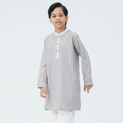 Boy's Ash Blended Panjabi