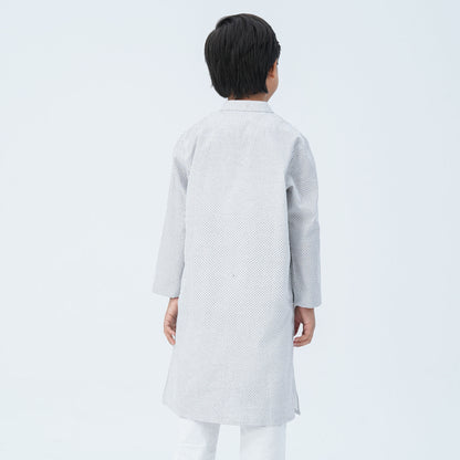 Boy's Brown Blended Panjabi