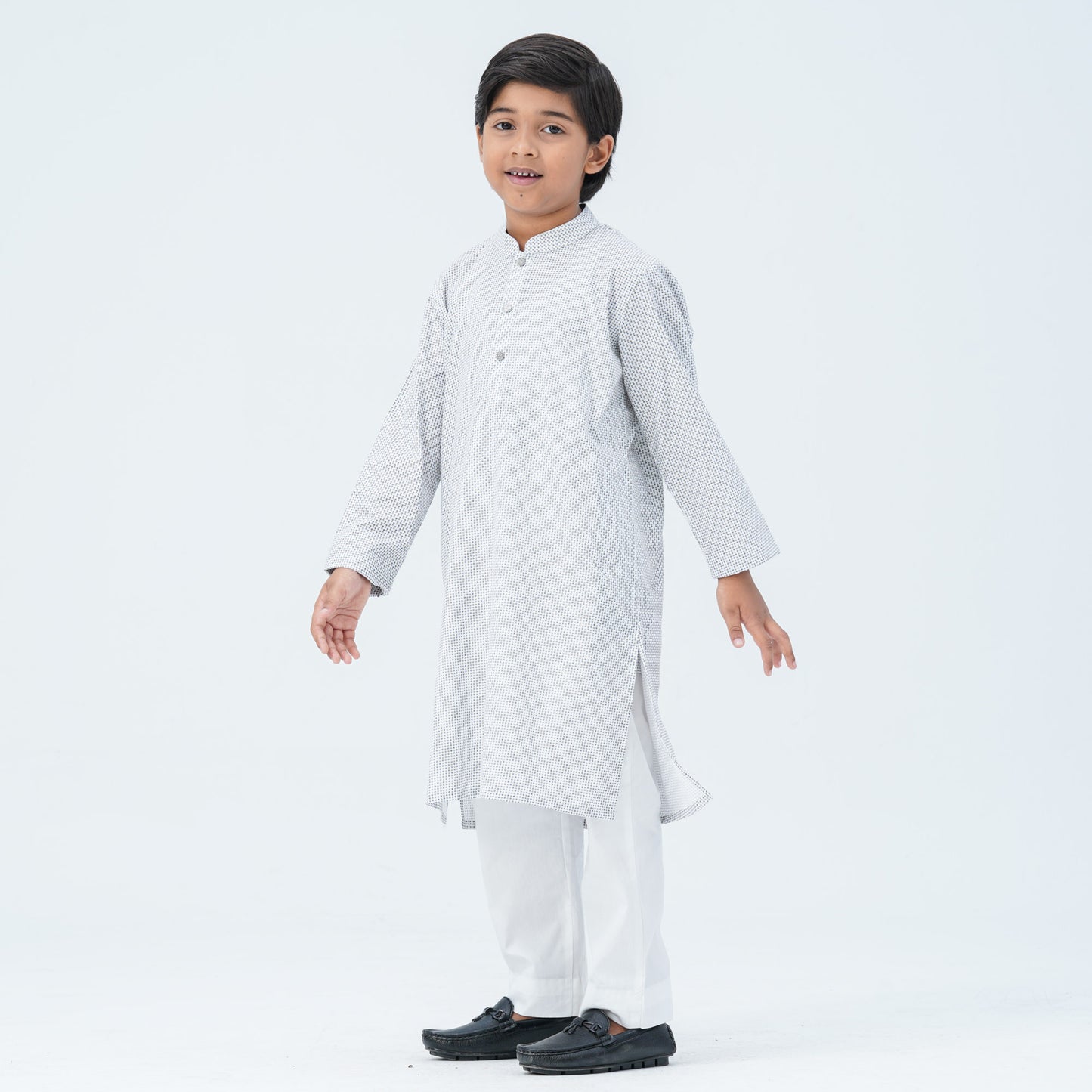 Boy's Brown Blended Panjabi