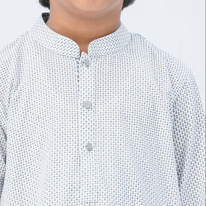Boy's Brown Blended Panjabi