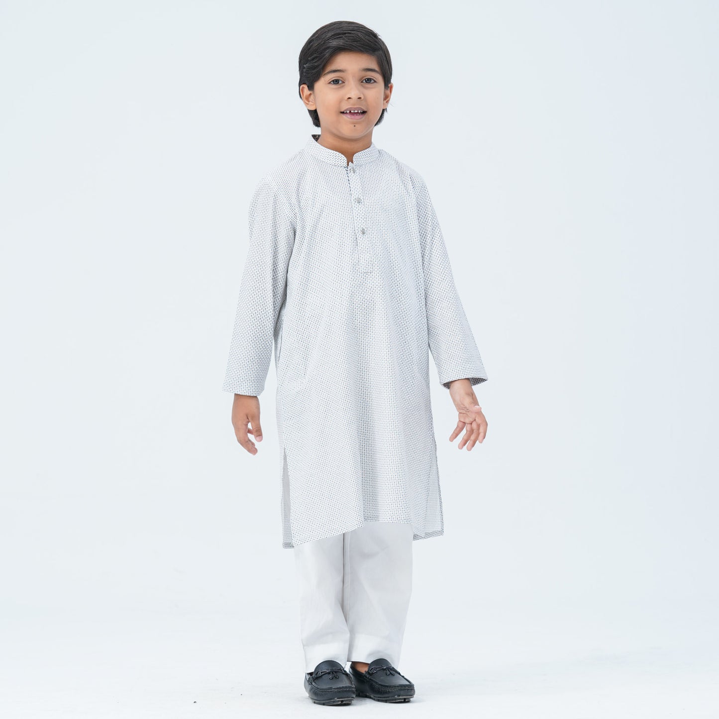 Boy's Brown Blended Panjabi