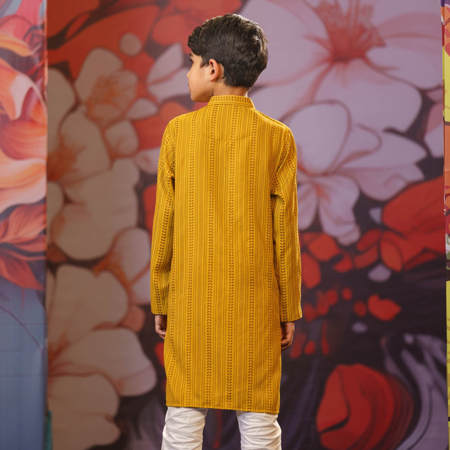 Boy's Mustard Panjabi