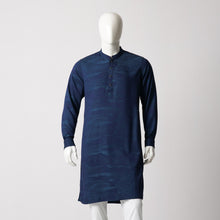 Load image into Gallery viewer, MENS BASIC PANJABI-NAVY
