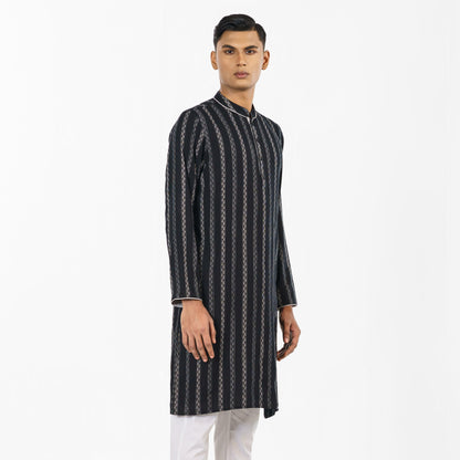Men's Black Panjabi