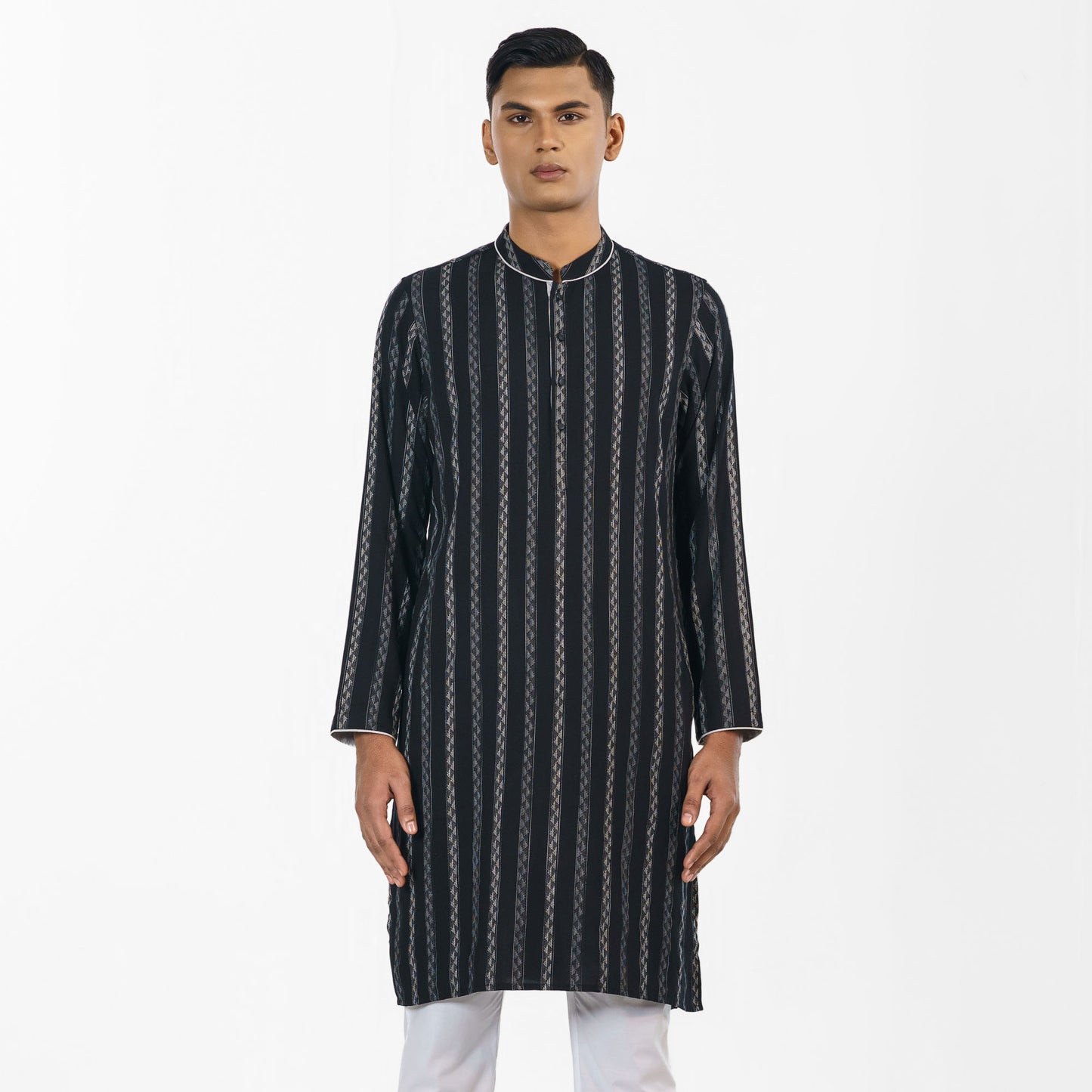 Men's Black Panjabi