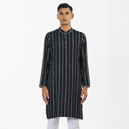 Men's Black Panjabi