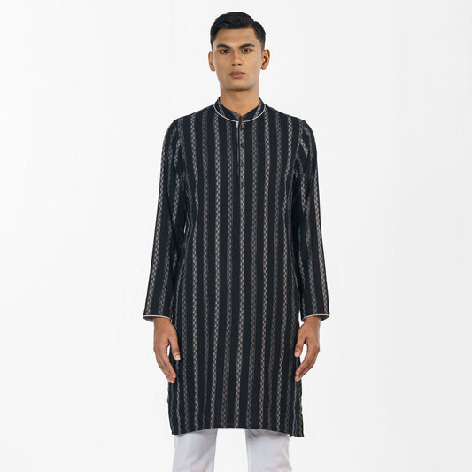 Men's Black Panjabi