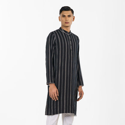 Men's Black Panjabi