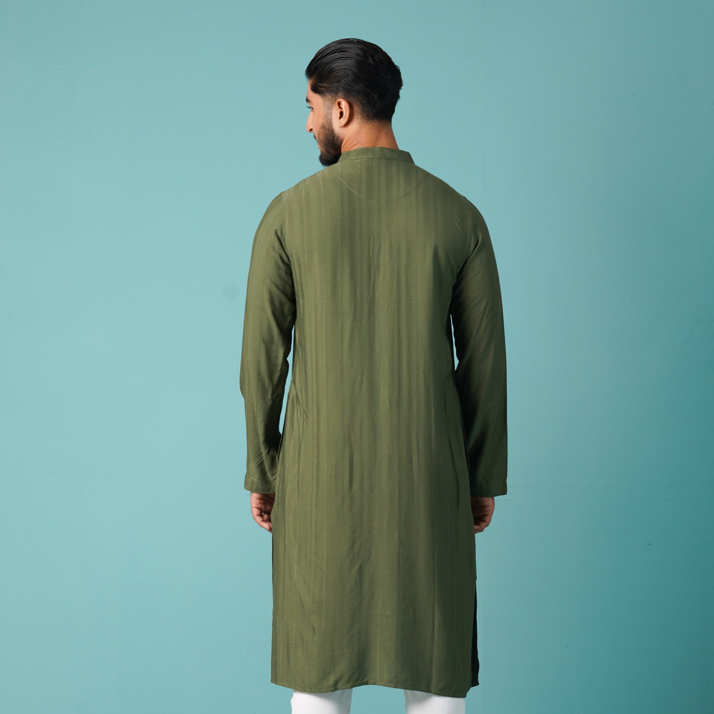 Mens Green Basic Panjabi
