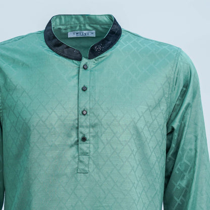 Mens Green Panjabi