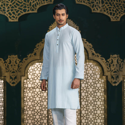 Men's White Panjabi