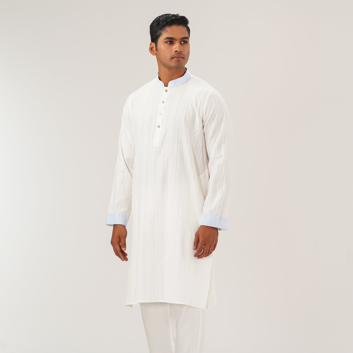 Mens White Panjabi