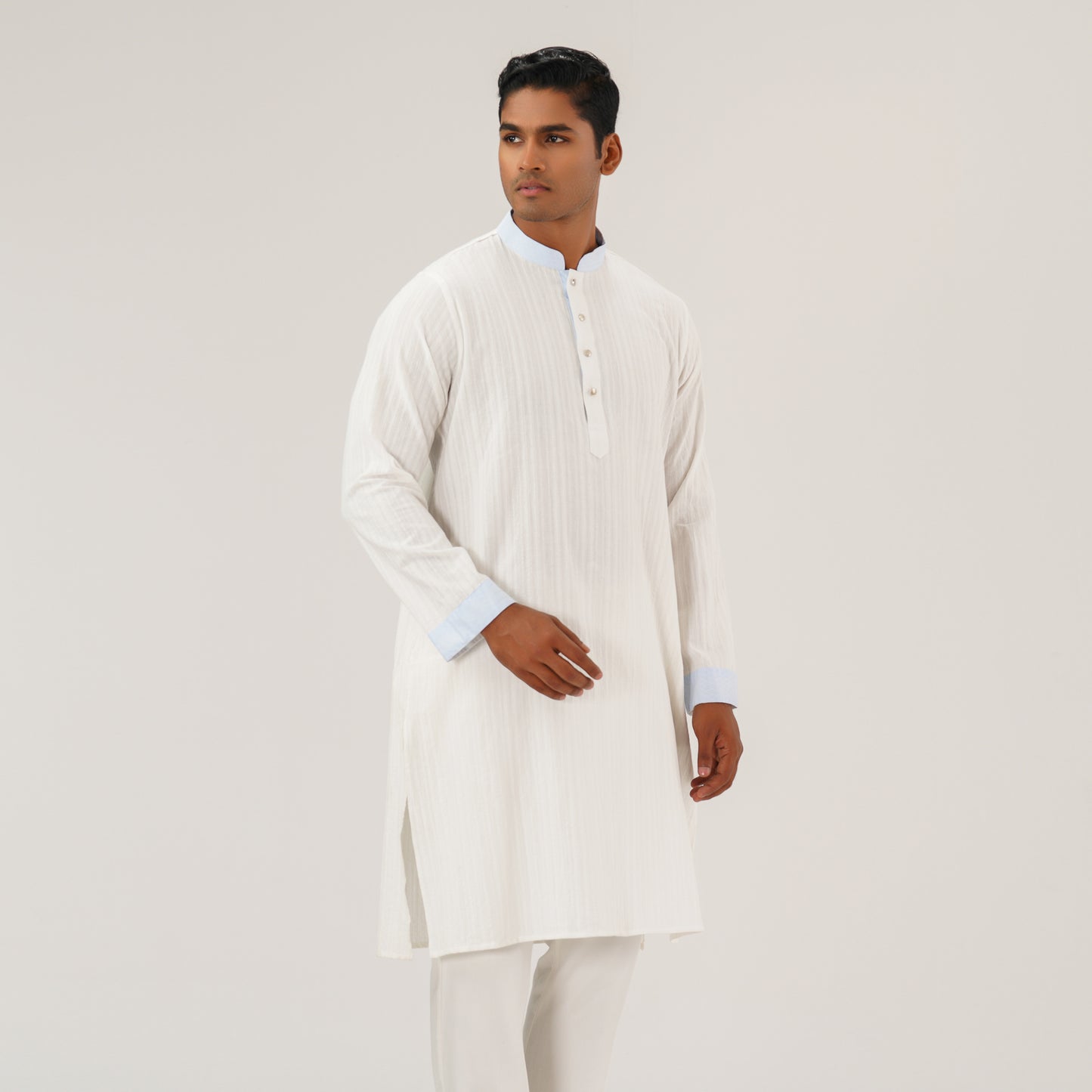 Mens White Panjabi