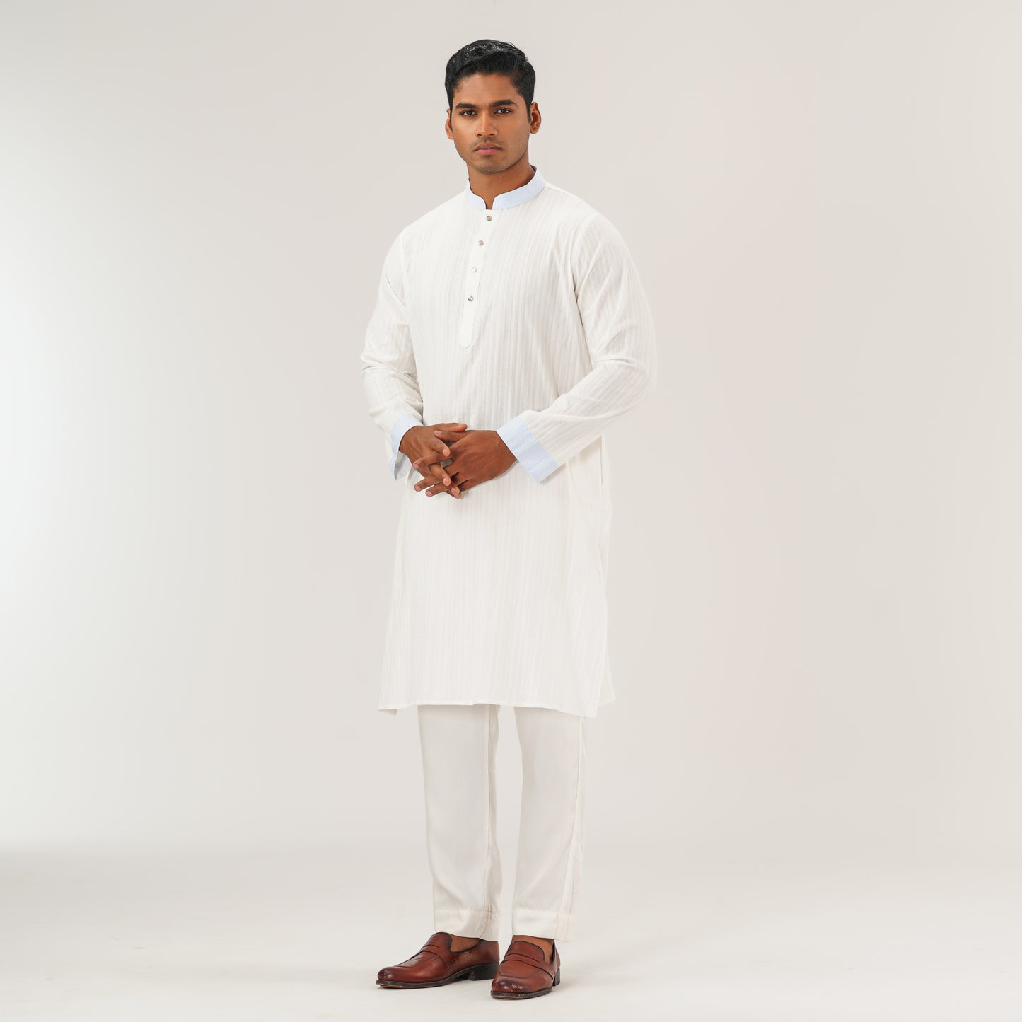 Mens White Panjabi