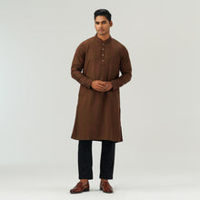 Load image into Gallery viewer, Mens Coffee Bronze Panjabi
