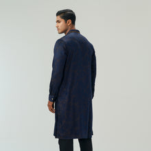 Load image into Gallery viewer, Mens Navy &amp; Coffee Panjabi
