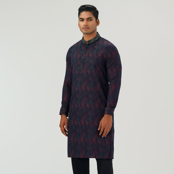 Mens Red Coffee Panjabi