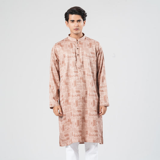 Men's Blended Fabric Panjabi