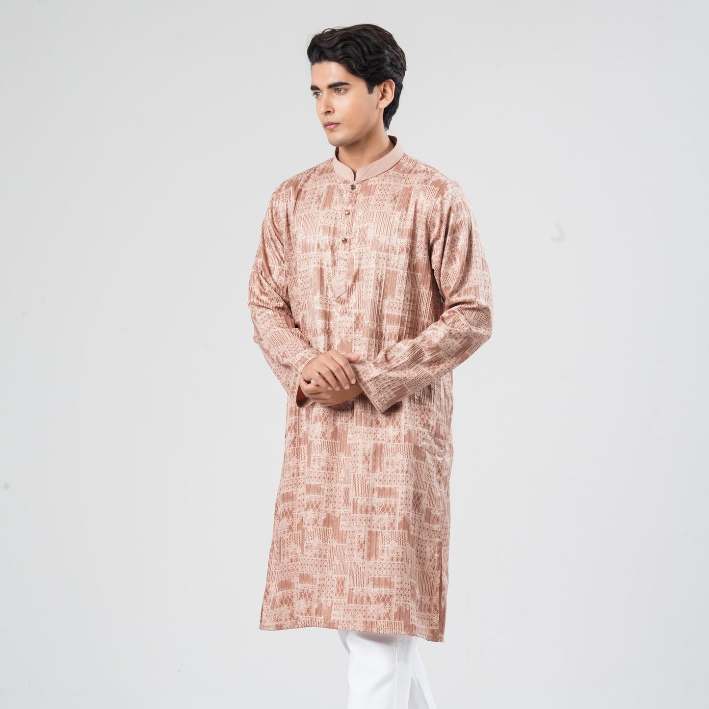 Men's Blended Fabric Panjabi