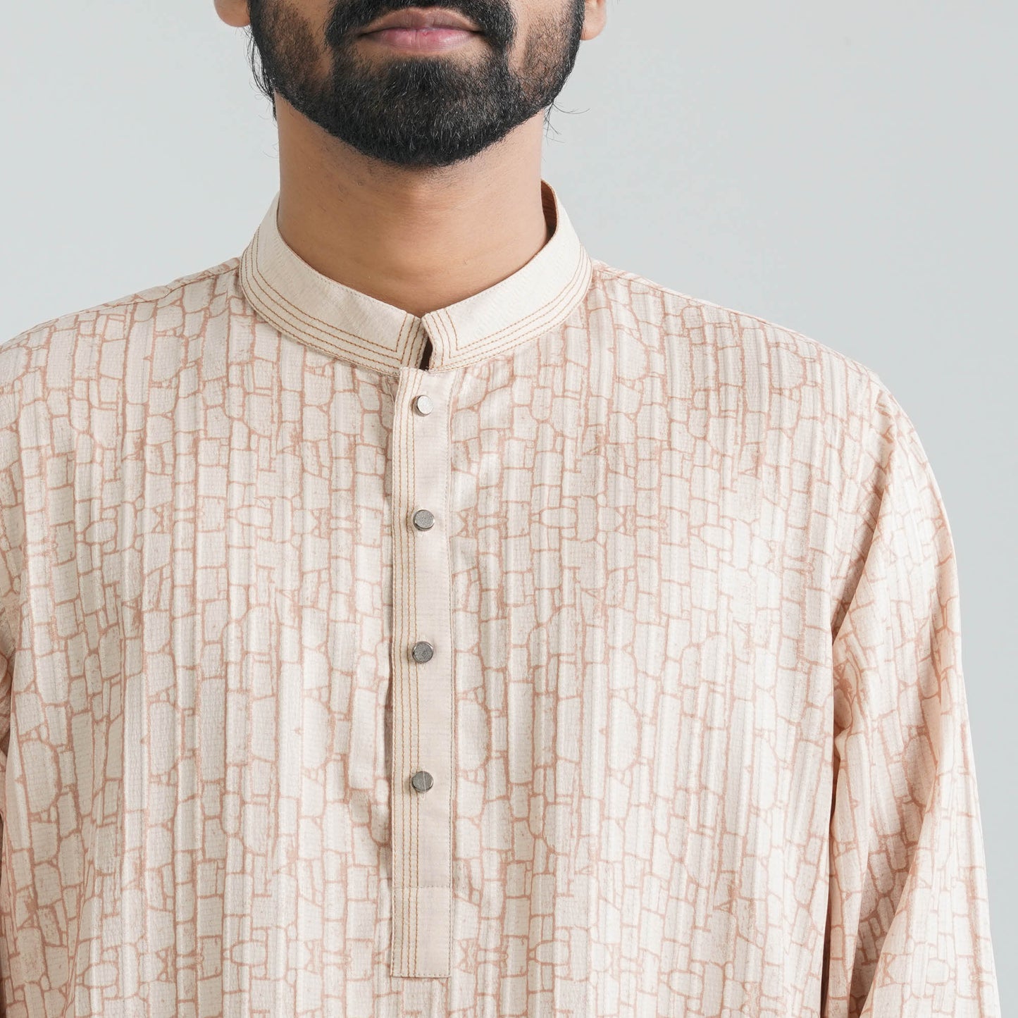 Men’s Beige Panjabi