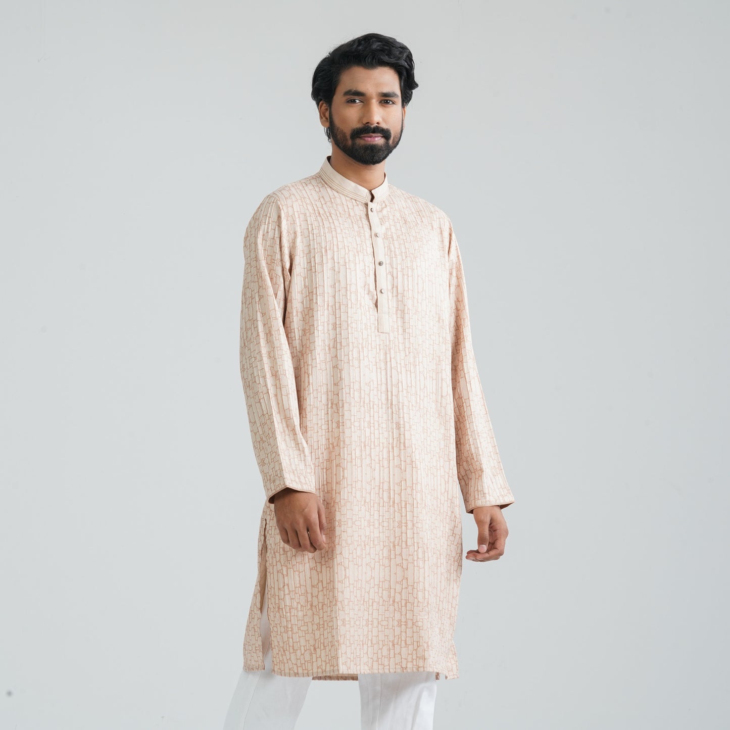 Men’s Beige Panjabi