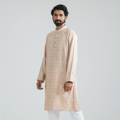 Men’s Beige Panjabi