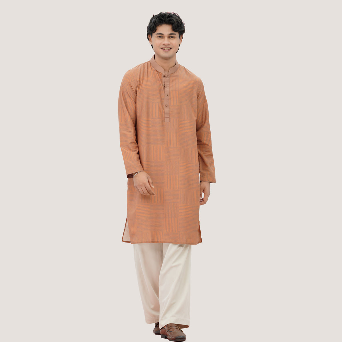 Men's Tan Panjabi