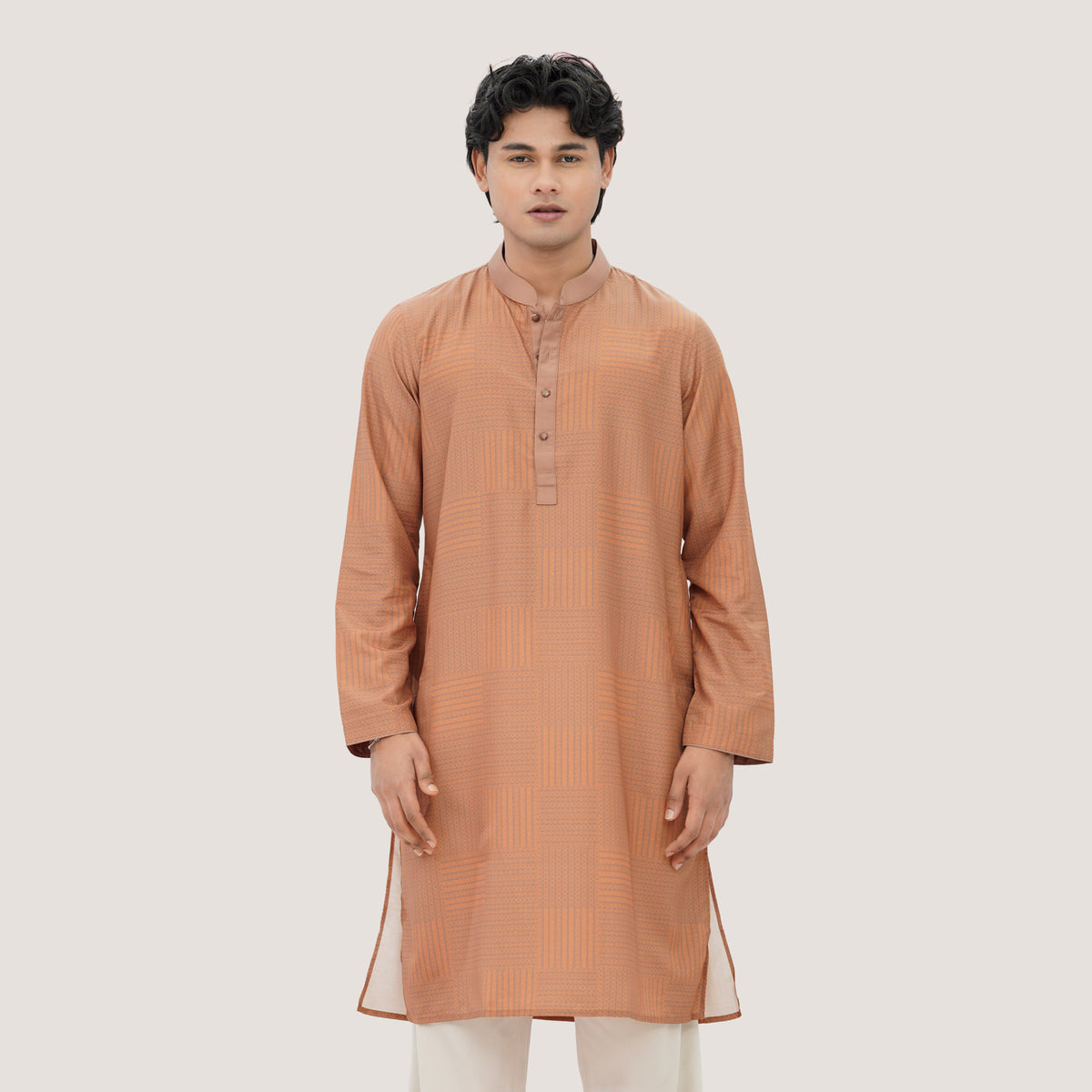 Men's Tan Panjabi