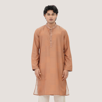 Men's Tan Panjabi