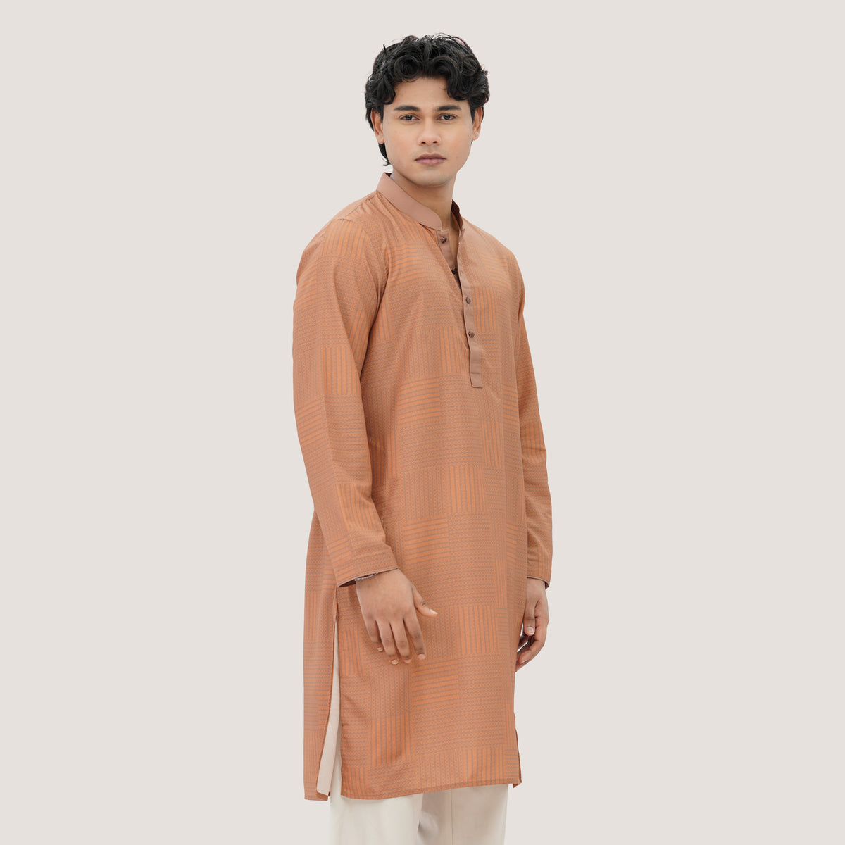 Men's Tan Panjabi