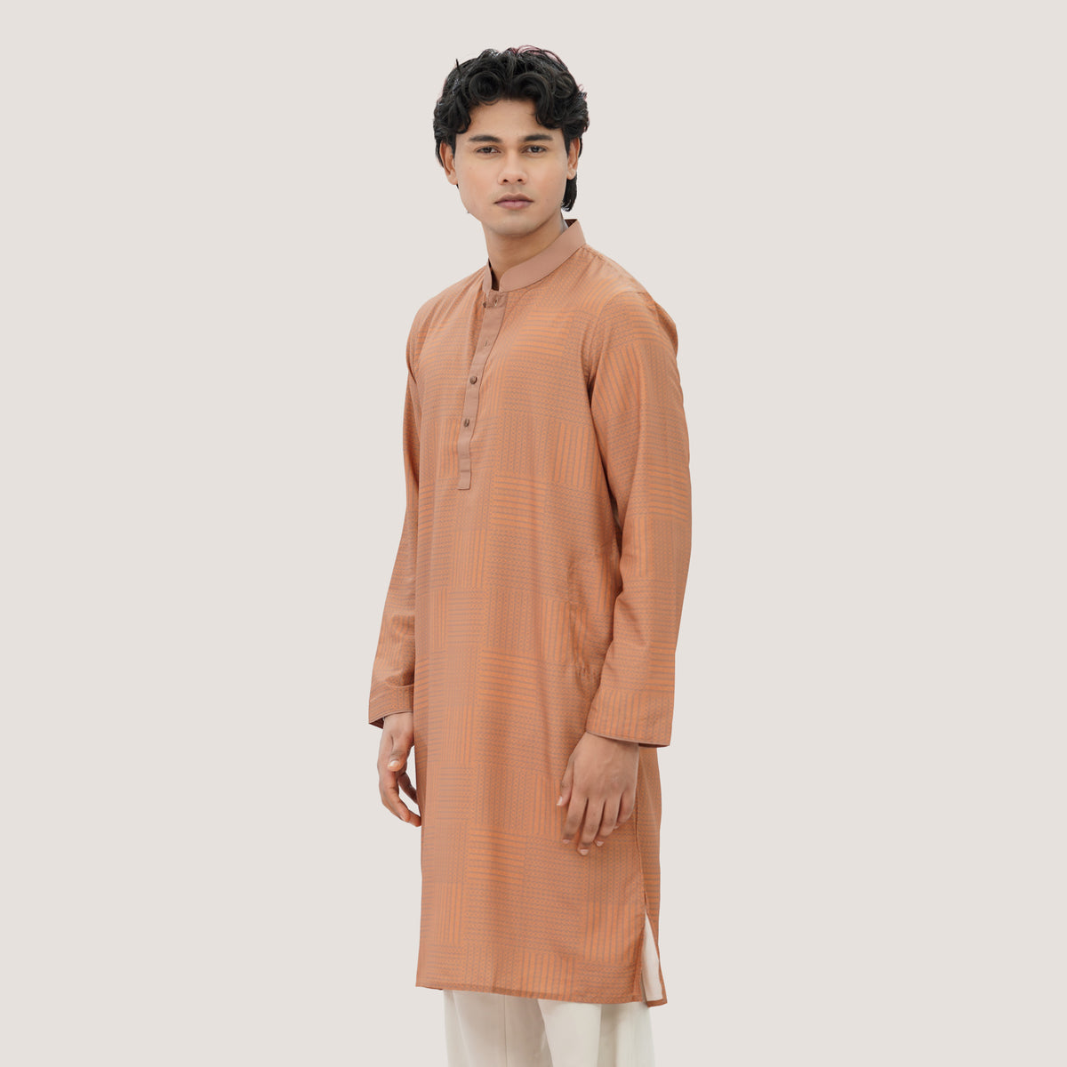 Men's Tan Panjabi