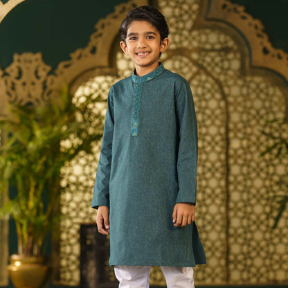 Boys Green Panjabi