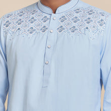 Load image into Gallery viewer, Mens Embroidery Panjabi- Sky Blue
