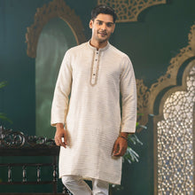 Load image into Gallery viewer, MENS EMBROIDERY PANJABI-GOLDEN 2
