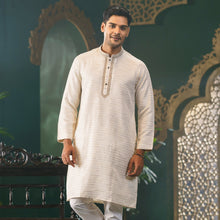 Load image into Gallery viewer, Men&#39;s Golden Embroidered Panjabi
