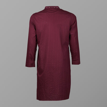 Mens Marron Embroidery Panjabi
