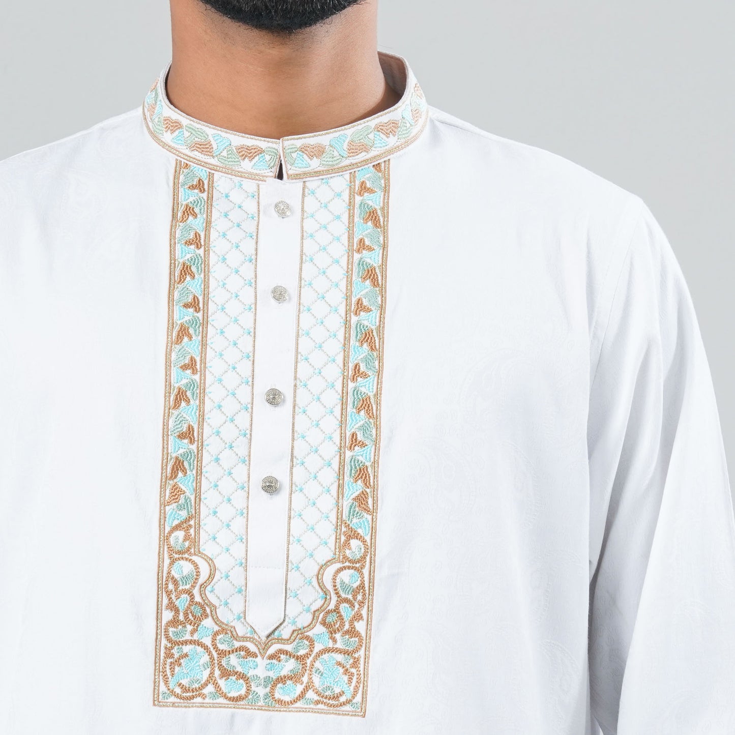 Men Blended Fabric Panjabi