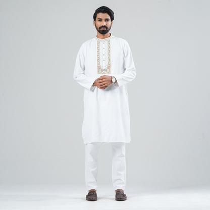 Men Blended Fabric Panjabi