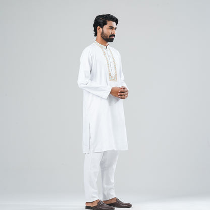 Men Blended Fabric Panjabi