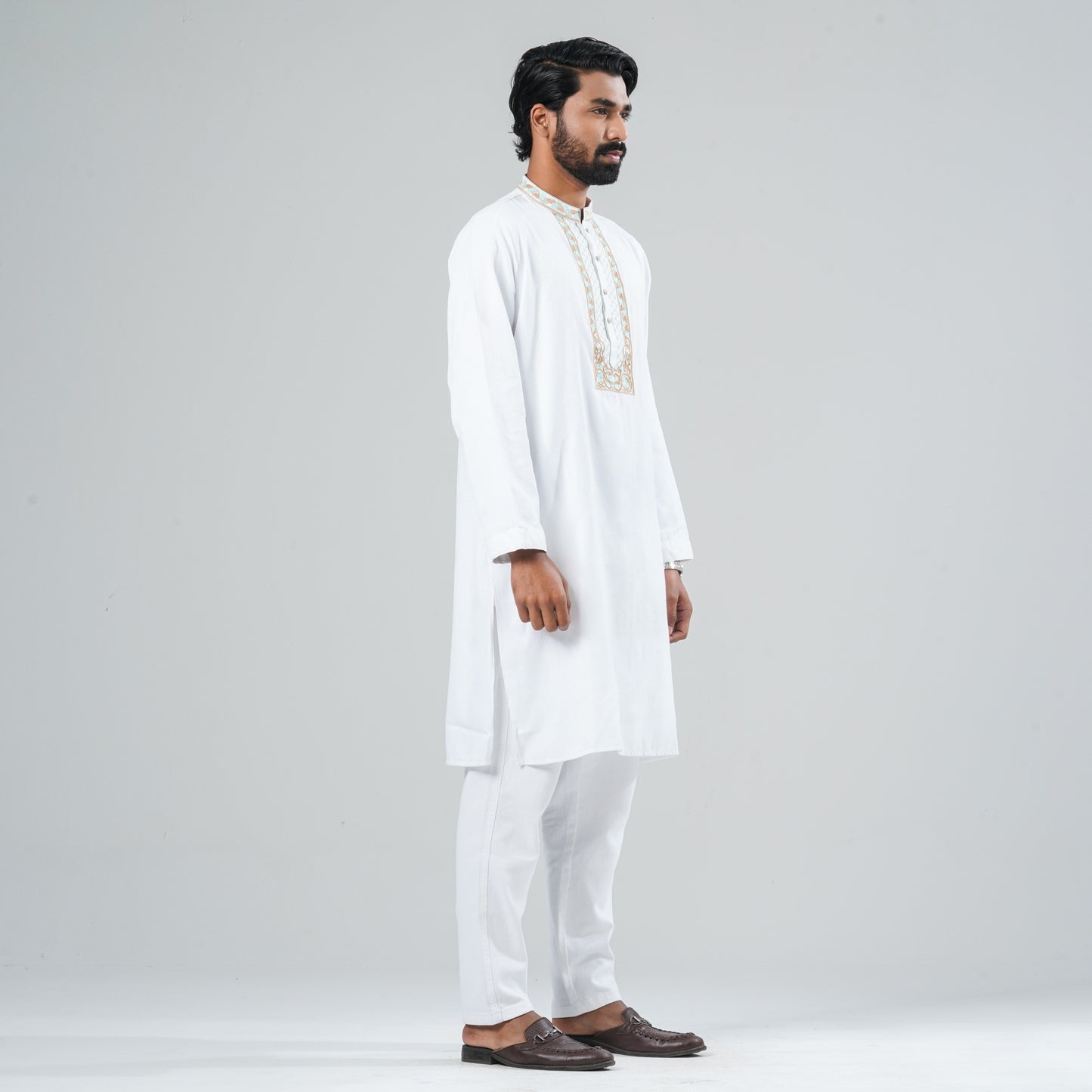 Men Blended Fabric Panjabi