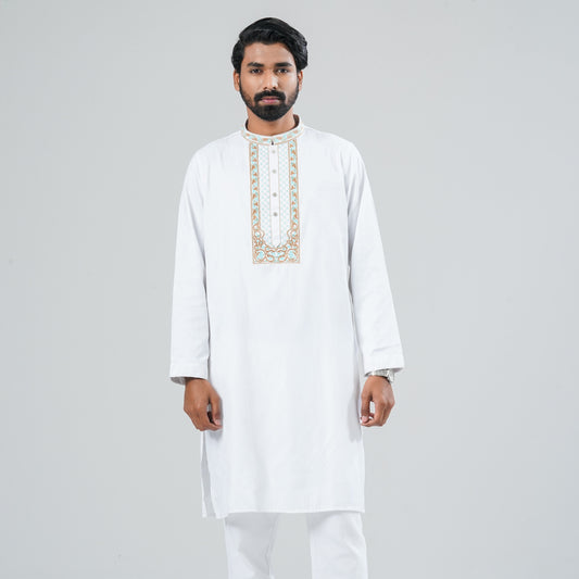 Men Blended Fabric Panjabi