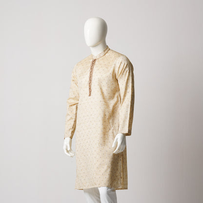 MENS_KARCHUPI_PANJABI-GOLDEN BASE